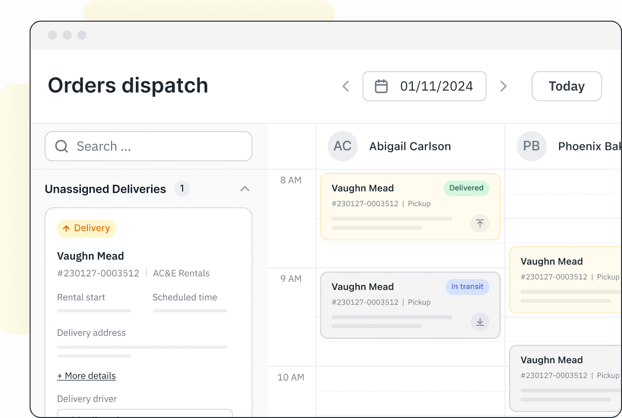 Visual dispatch board that keeps you in control
