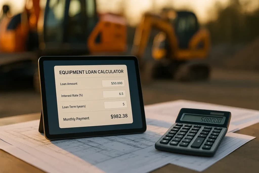 Equipment loan calculator