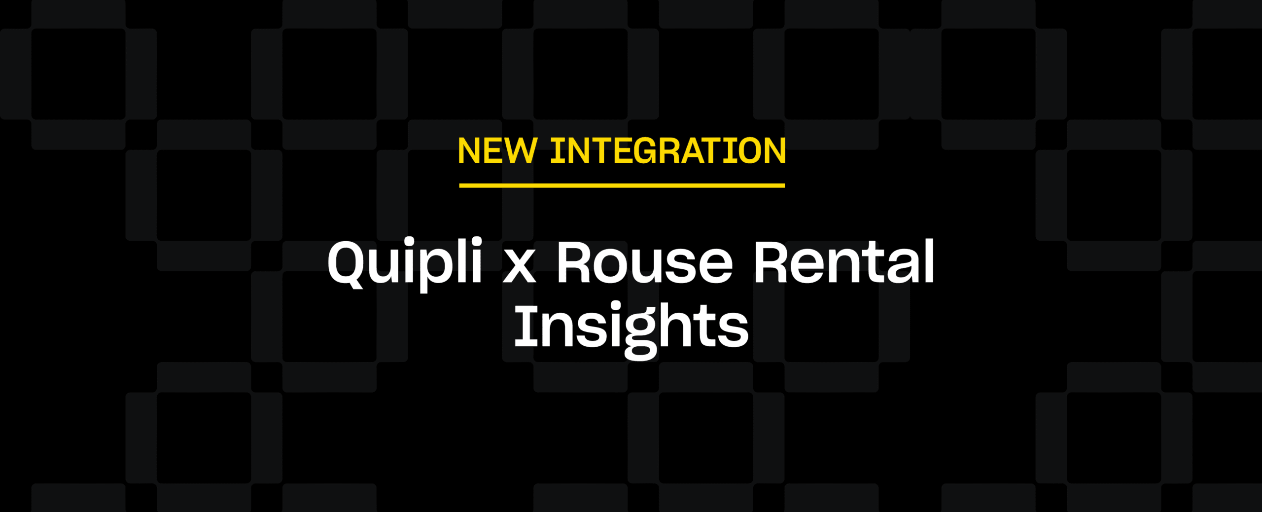 New Integration: Rouse Rental Insights