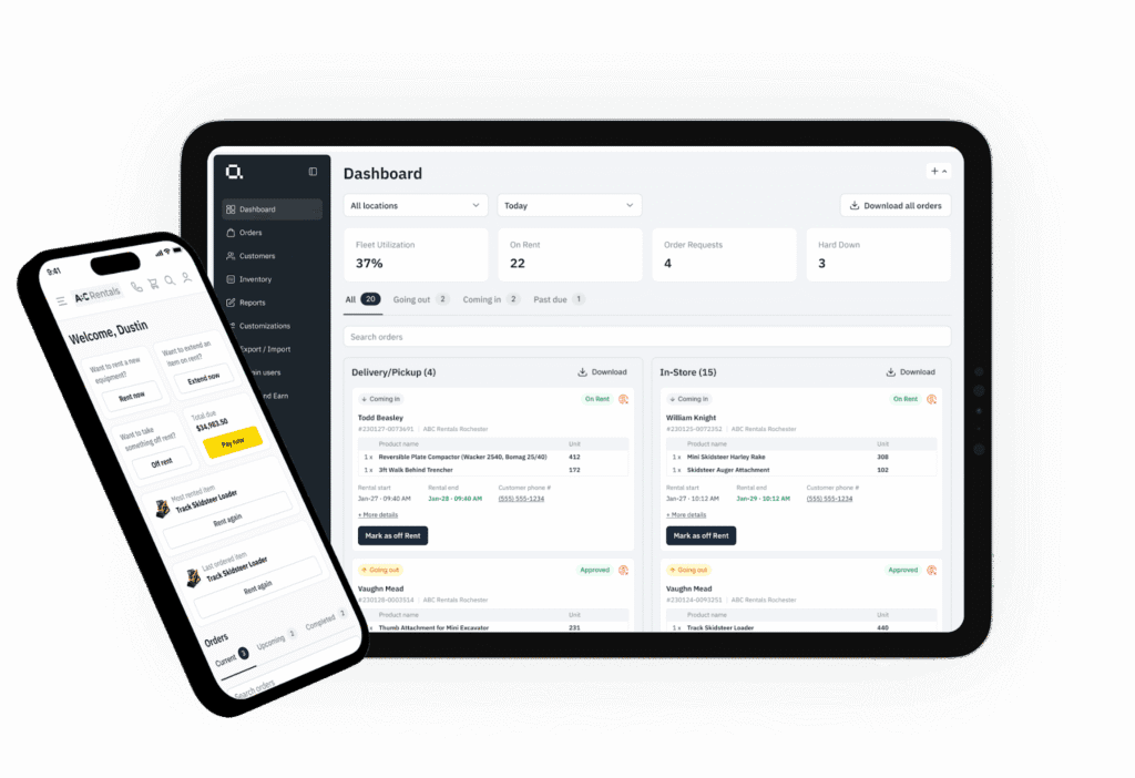 Machine Rentals Tracking Device Tracking Equipment Rental Inventory: The Complete Guide - Quipli