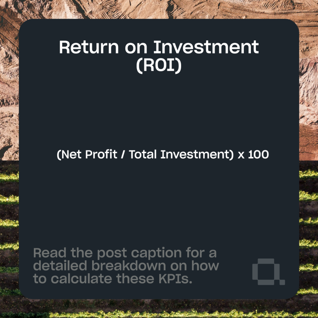 return on investment KPI image